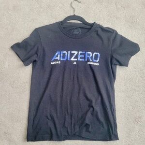 ADIDAS Adizero Running Men's Black Tee Shirt Size Small